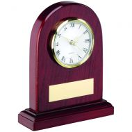 Arched Wooden Clock Trophy - 6in