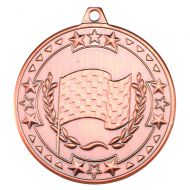 Bronze Motor Sport Tri-Star Medal - 2in