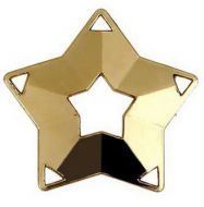 Mini Star Medal Gold 60mm
