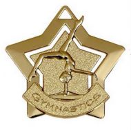Mini Star Gymnastics Medal Gold 60mm