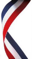 Medal Ribbon Red White and Blue 7 8 X 32 Inch