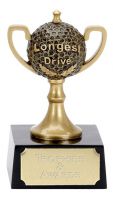 Golf Longest Drive Mini Cup Trophy Award