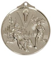 Horizon52 Cross Country Medal Silver 52mm
