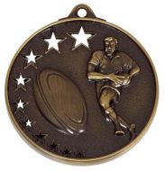 San Francisco50 Rugby Medal Bronze 52mm