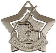 Mini Star Gymnastics Medal Silver 60mm