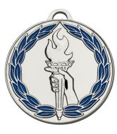 Classictorch50 Colour Medal Silver 50mm
