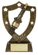 Shield Trophy Awardstar Spark Plug