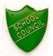 Shield Trophy Award Badge School Council Green (N