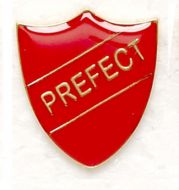 Shield Trophy Award Badge Prefect Red (New 2010)
