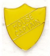 Shield Trophy Award Badge House Captain Yellow