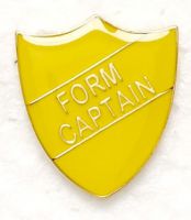 Shield Trophy Award Badge Form Captain Yellow (New 2010)