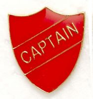 Shield Trophy Award Badge Captain Red (New 2010)