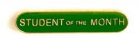 Bar Badge Student Of The Month Green