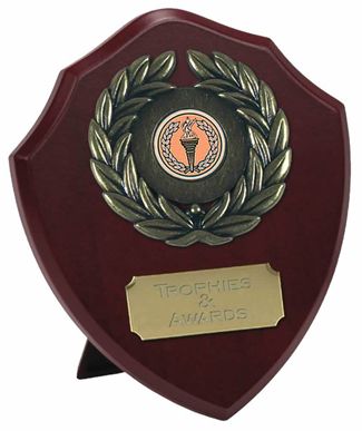 Triumph Wood Shield Trophy Award