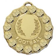 Fiesta Football Medal Gold 50mm