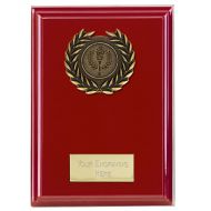 Event Red Plaque Bold Red 4 Inch
