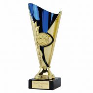 Monaco Cup Trophy Award Gold Blue 7 1 8 Inch (18cm) - New 2019