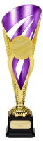 Grand Voyager Presentation Cup Trophy Award Gold/Purple 12.5 Inch (31.5cm) : New 2020