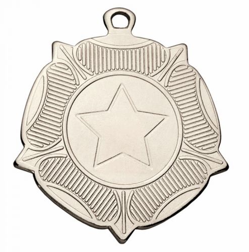 AM1137.02 50mm Silver Tudor Seal multisport  Medal with Ribbon gw 
