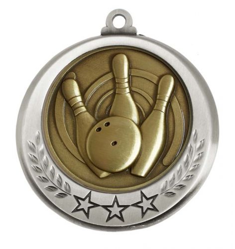 Spectrum Ten Pin Bowling Medal Award 2.75 Inch (70mm) Diameter : New 2020