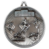 Athletics Deluxe Medal Antique Silver 2.35in - New 2019