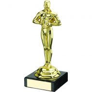 Gold Plastic Marble Achievement Trophy 6.5in