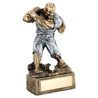 Bronze Pewter Golf Beasts Figure Trophy 6.75in - New 2019