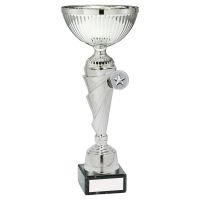 Silver Stepped Stem Trophy Award 11.75in : New 2020