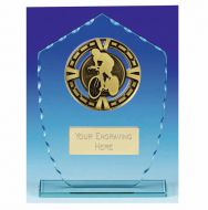 Varsity Cycling Glass Award Trophy 6.25 Inch (16cm) : New 2020