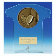 Elite Shirt Glass Award Rugby 5.75 Inch (14.5cm) : New 2020