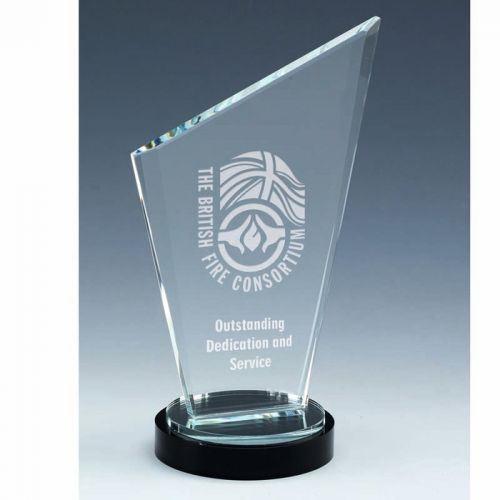 Stage Ridge Jade Glass Award 8 Inch (20cm) : New 2020