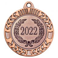 Wreath Medal Extra Thick Bronze - 2.75in - New 2022