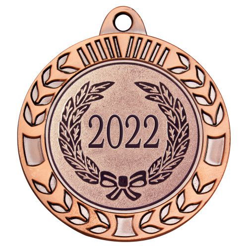 Wreath Medal Extra Thick Bronze - 2.75in - New 2022
