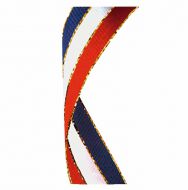 Glitter Ribbon Red White and Blue 7 8 X 32 Inch