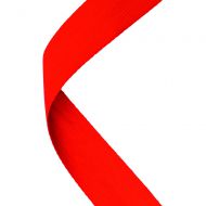 Medal Ribbon Red 30 X 0.875in