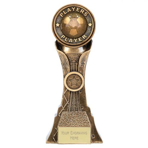 19cm Football PLAYERS PLAYER  Trophy Award  "FREE ENGRAVING" 