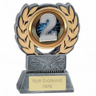 Force Resin 2nd Place Trophy Award 4.5 Inch (11.5cm) : New 2020