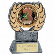 Force Resin 3rd Place Trophy Award 4.5 Inch (11.5cm) : New 2020