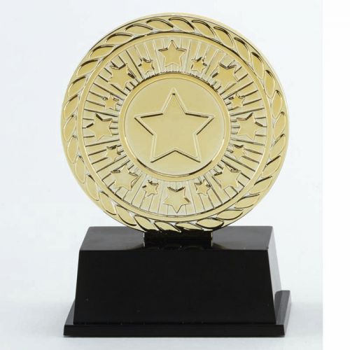 Vibe Super Mini Gold Trophy Award 3 3/8 Inch (8.5cm) : New 2020