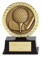 Vibe Super Mini Golf Trophy Award 3 3/8 Inch (8.5cm) : New 2020