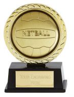 Vibe Super Mini Netball Trophy Award 3 3/8 Inch (8.5cm) : New 2020