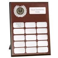 Westminster Budget Record Plaque Silver 8 Inch